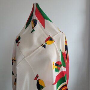 Liz Claiborne Vintage Women’s Colorful Nautical Scarf